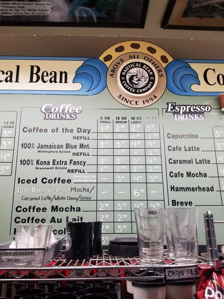 Nautical Bean - Oceanside, CA menu_pic