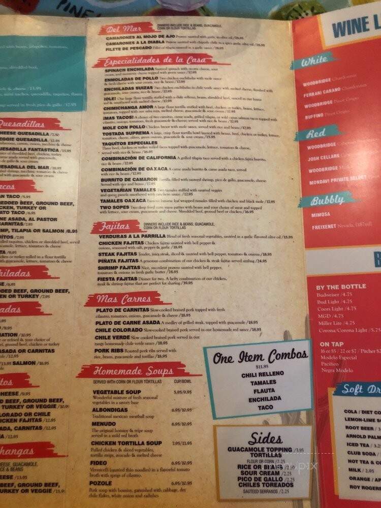 Garcia's Mexican Restaurant - Carlsbad, CA menu_pic