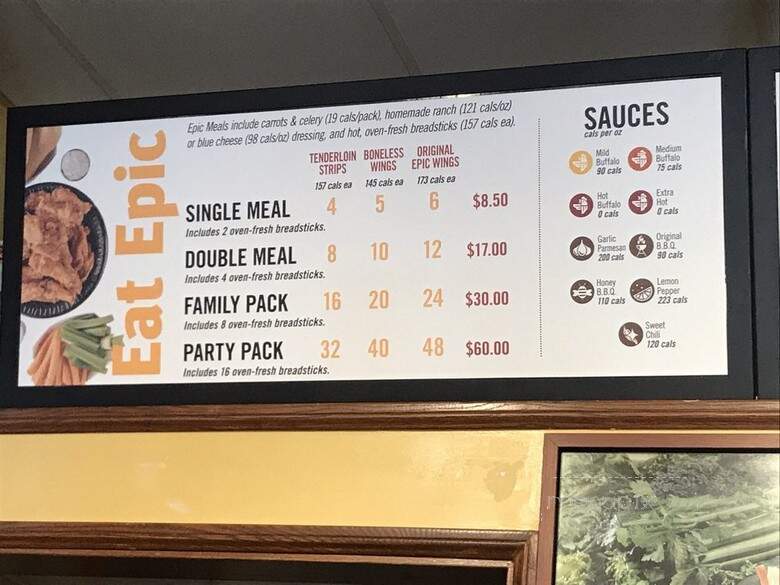 Wings & Things Restaurant - Oceanside, CA menu_pic