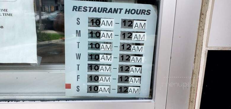 Fally's Hamburger Restaurants - Escondido, CA menu_pic