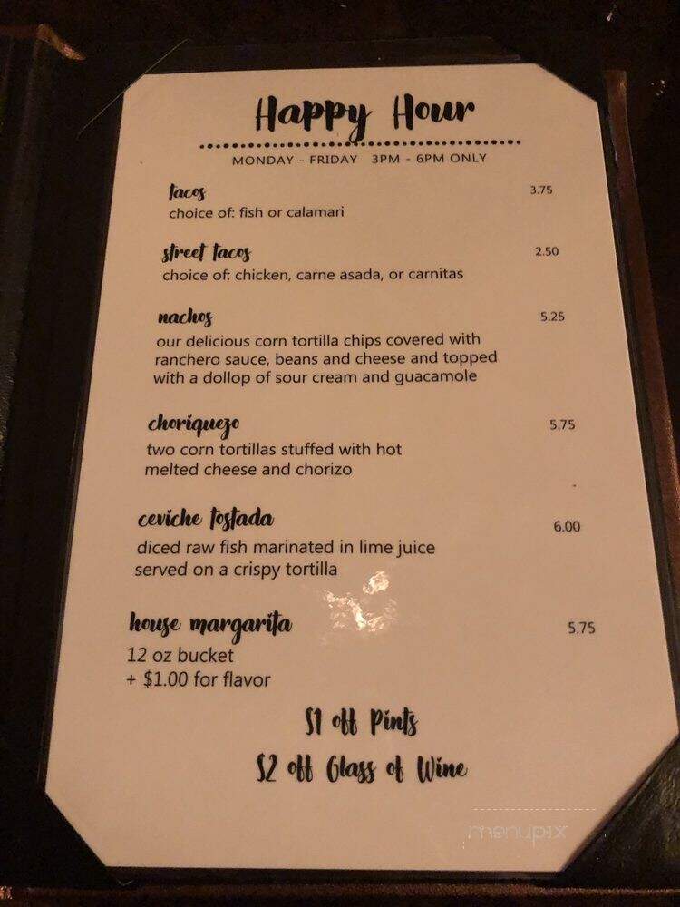 Anita's Restaurant - Oceanside, CA menu_pic