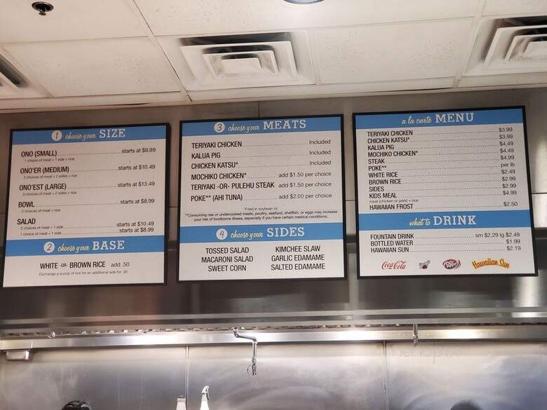 Teif's Pacific Island Grill - San Diego, CA menu_pic
