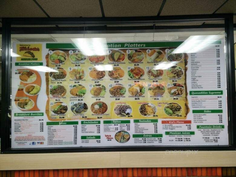 Filiberto S Mexican Food - Vista, CA menu_pic