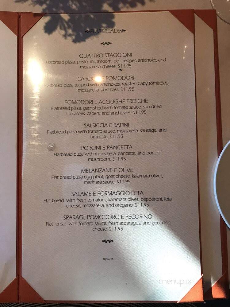 Trattoria Positano - Cardiff by the Sea, CA menu_pic