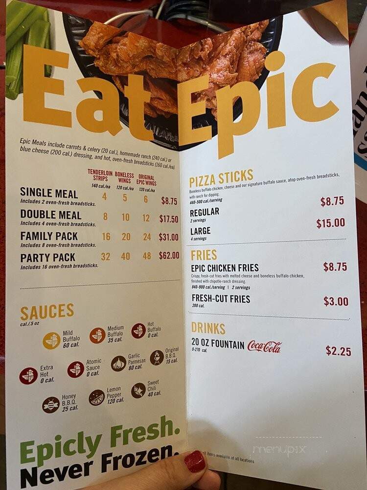Wings & Things - San Diego, CA menu_pic