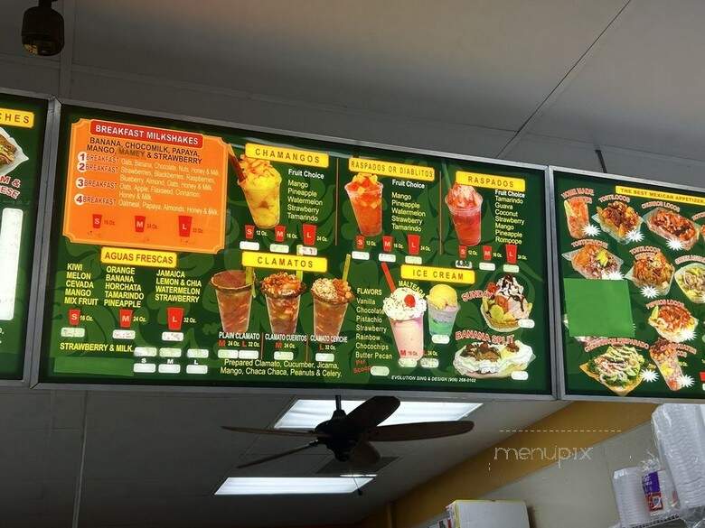 Fruti Landia - San Diego, CA menu_pic