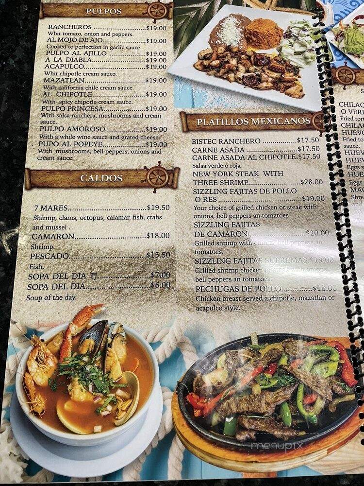 Mariscos El Titanic - San Diego, CA menu_pic