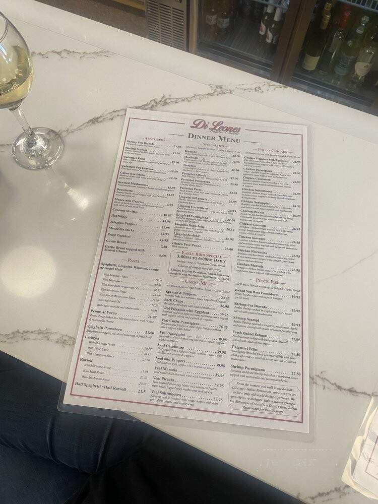 Dilione's Italian Restaurant - El Cajon, CA