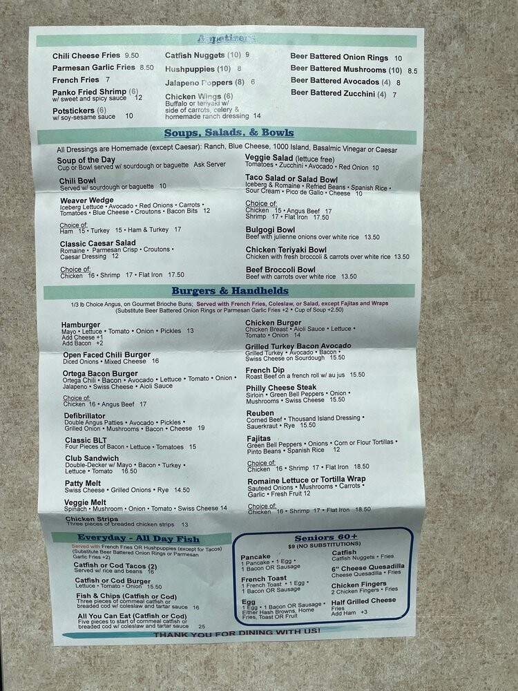 Lake Wohlford Cafe - Escondido, CA menu_pic