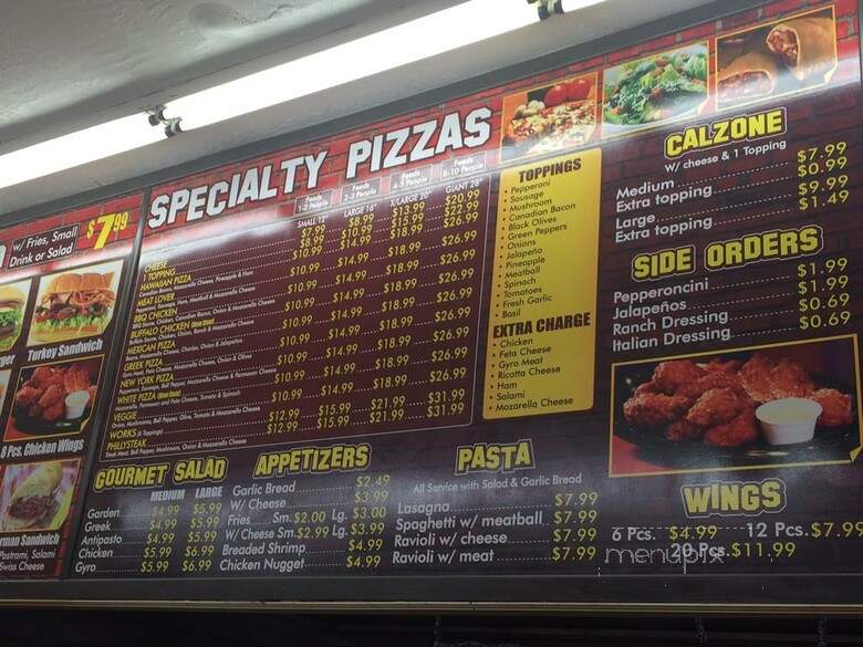 Hollywood Pizza - Chula Vista, CA menu_pic