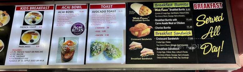 Angelos Burgers - Oceanside, CA menu_pic