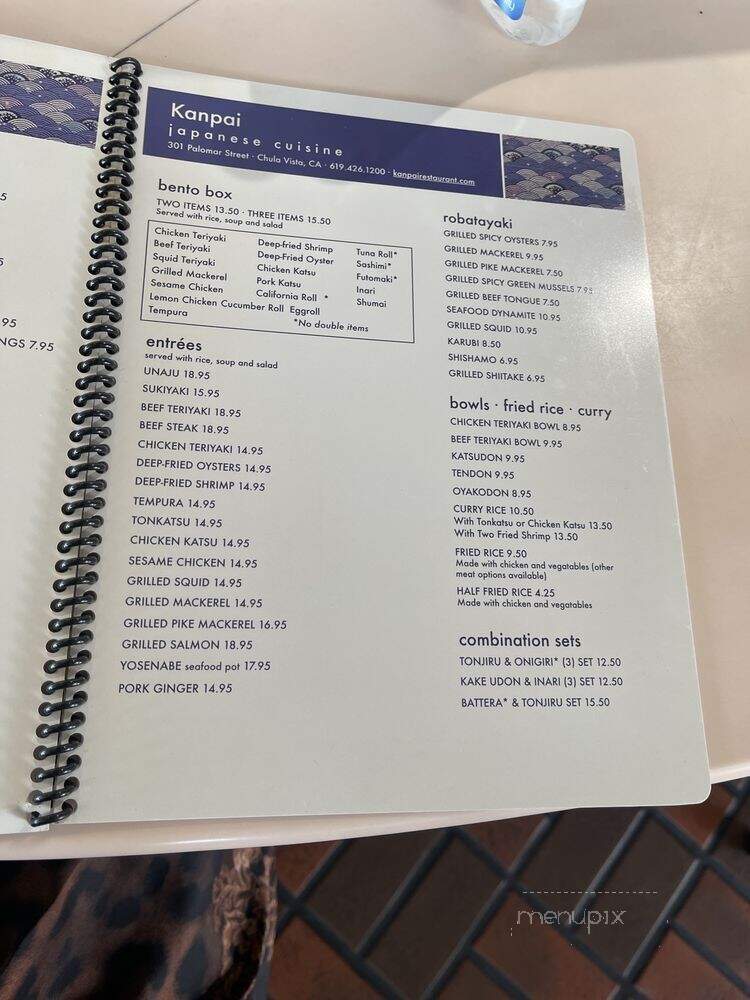 Kanpai - Chula Vista, CA menu_pic