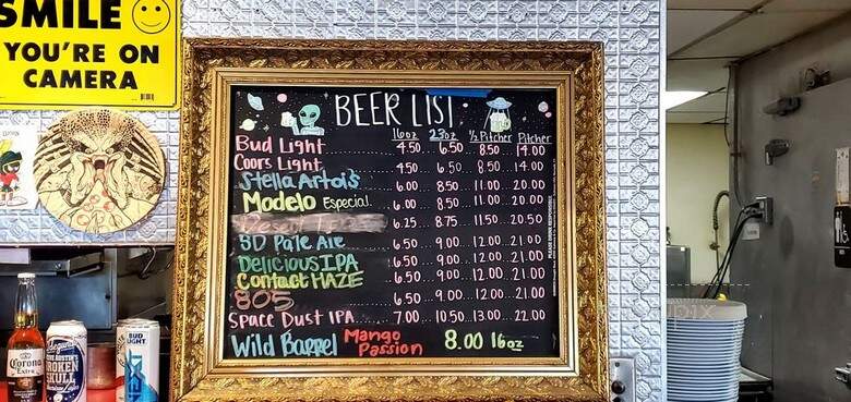 Killer Pizza From Mars - Escondido, CA menu_pic
