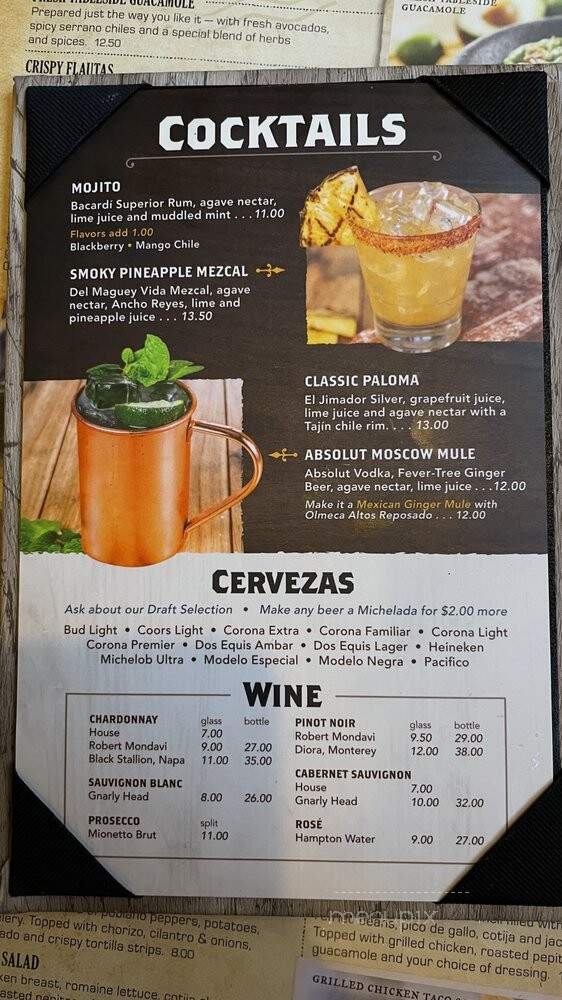El Torito Mexican Grill - La Mesa, CA menu_pic