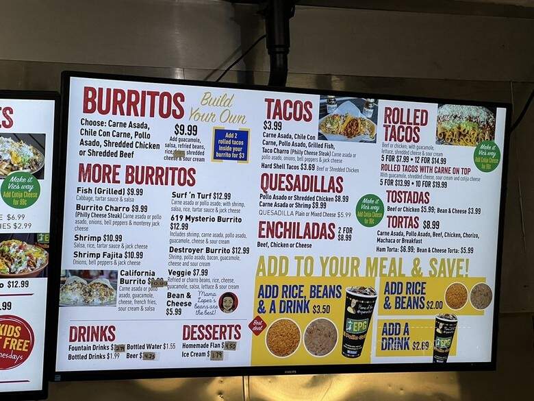 El Pollo Grill - Lemon Grove, CA menu_pic