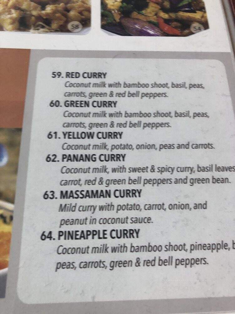 Thai Taste - San Diego, CA menu_pic