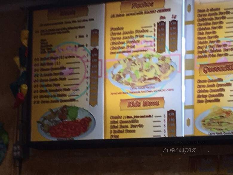 Ochoa's Mexican Food - El Cajon, CA menu_pic