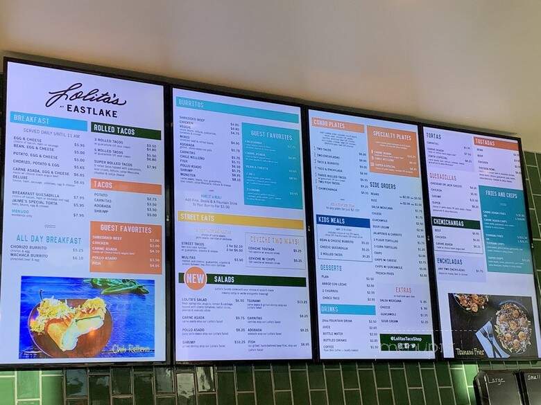 Lolita's Restaurants - Chula Vista, CA menu_pic