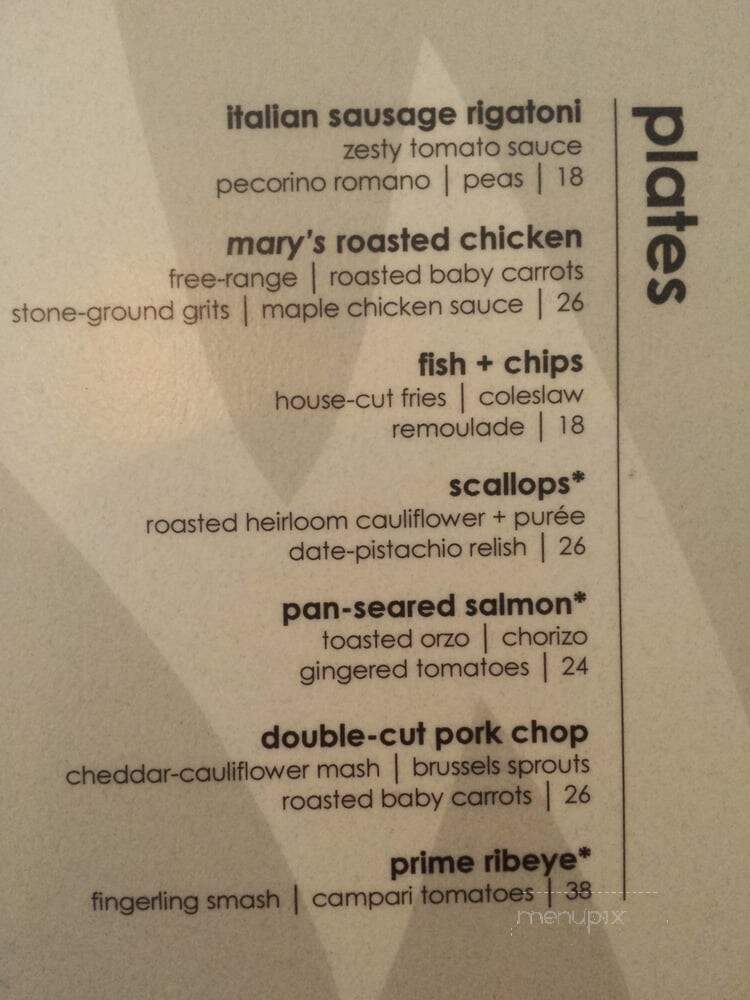 Matchbox Palm Springs - Palm Springs, CA menu_pic