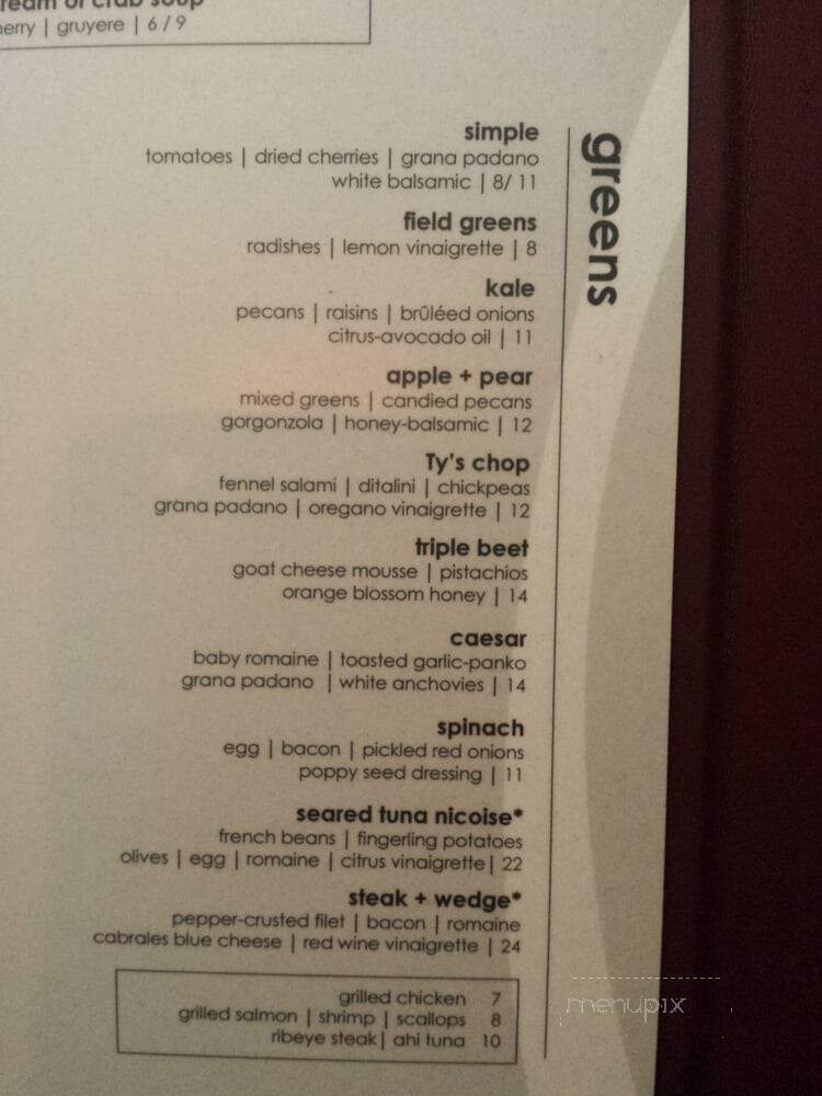Matchbox Palm Springs - Palm Springs, CA menu_pic