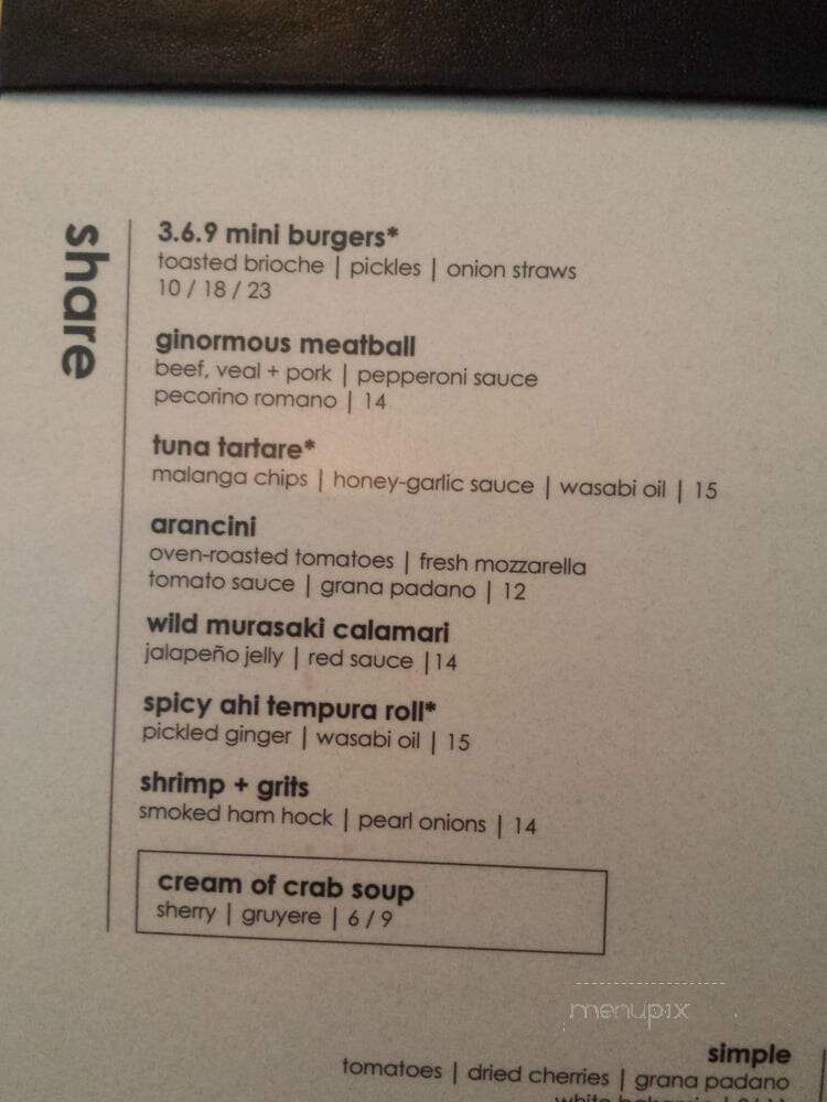 Matchbox Palm Springs - Palm Springs, CA menu_pic