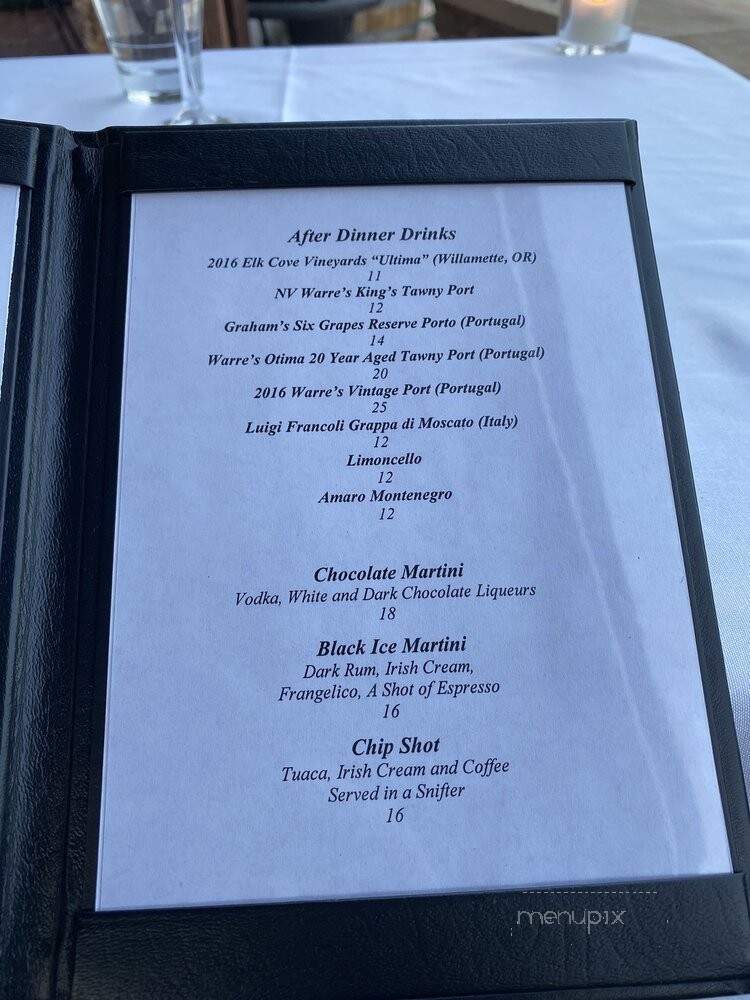 Copleys On Palm Canyon - Palm Springs, CA menu_pic