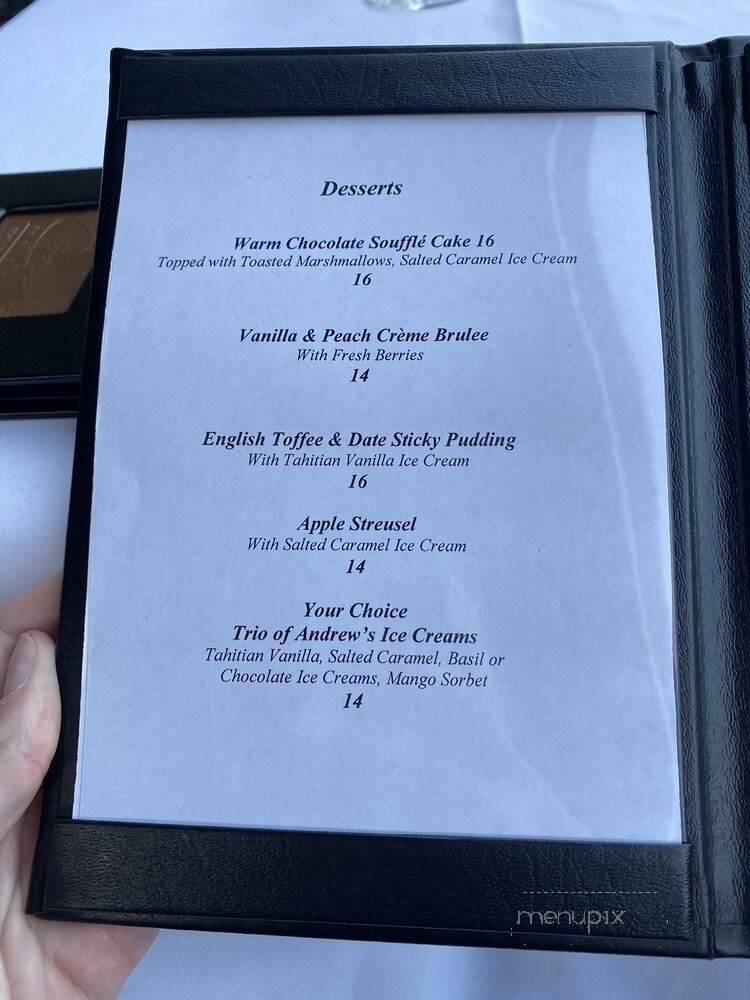 Copleys On Palm Canyon - Palm Springs, CA menu_pic