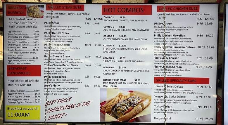 Alkobar Quick Stop & Deli - Palm Desert, CA menu_pic