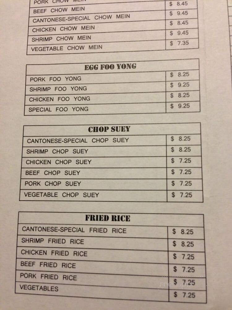 Taisan - Brawley, CA menu_pic