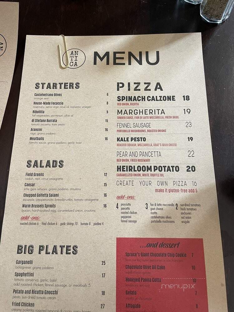 Pizza Antica - Lafayette, CA