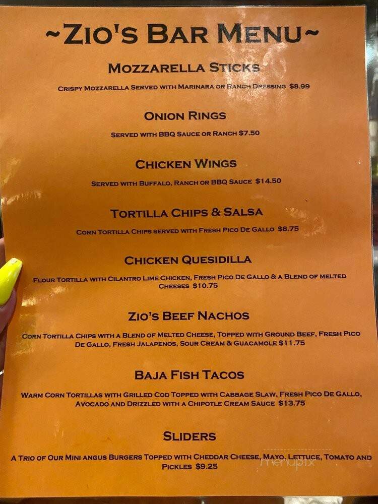 Zio Fraedo's Italian-Cntntl - Pleasant Hill, CA menu_pic