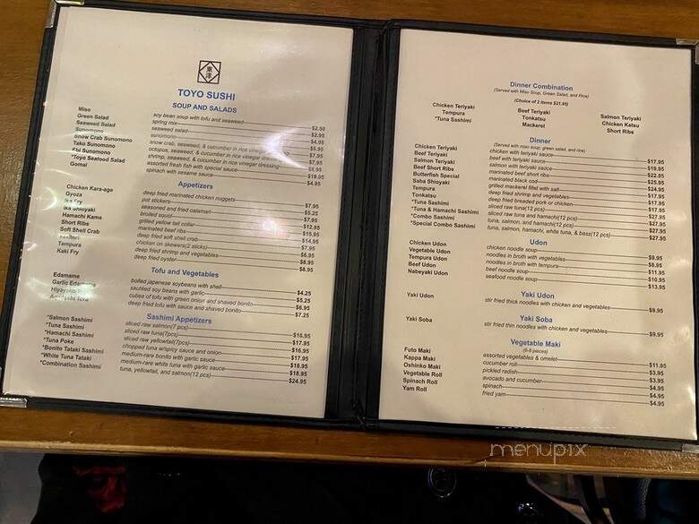 Mia Cafe - Walnut Creek, CA menu_pic