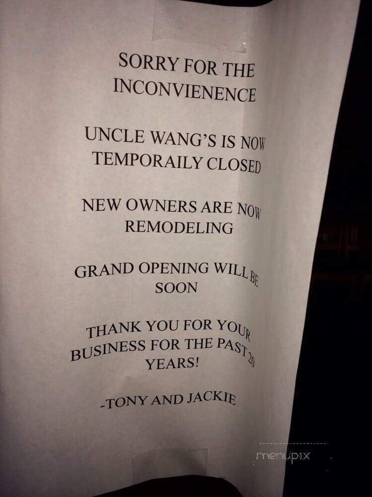 Uncle Wang's Restaurant - Danville, CA menu_pic