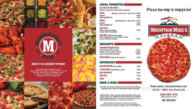 Mountain Mike's Pizza - Dublin, CA