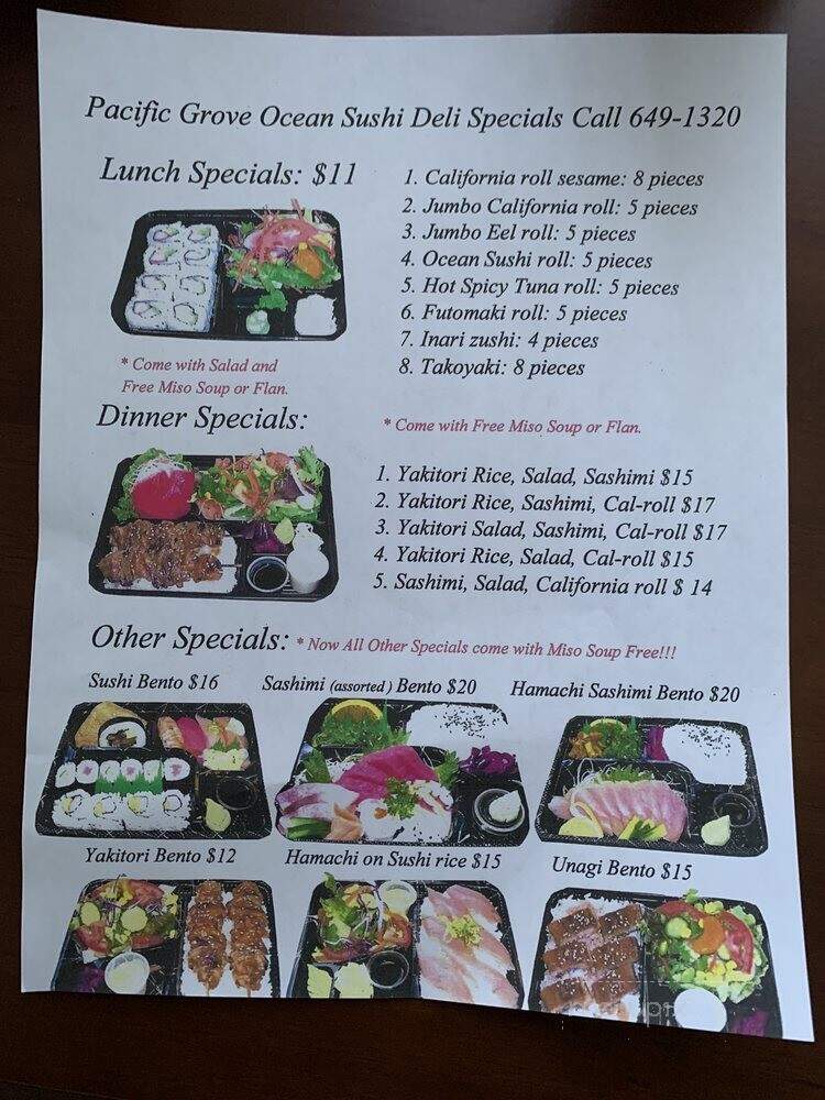 Ocean Sushi Deli - Pacific Grove, CA