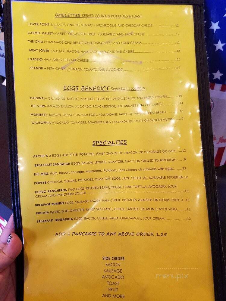 Archie's American Diner - Pacific Grove, CA