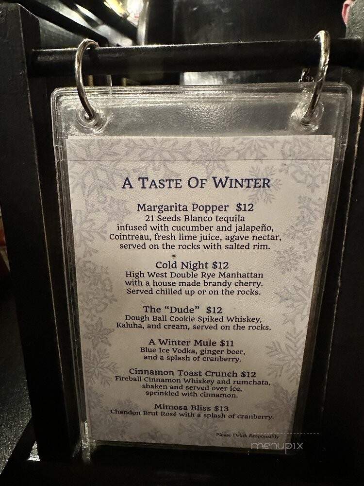 Crown & Anchor - Monterey, CA menu_pic