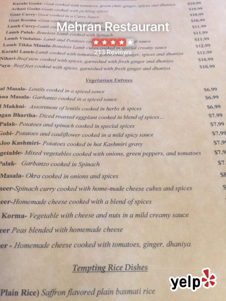 Mehran Restaurant - Pittsburg, CA