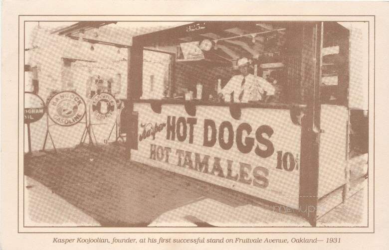 Kasper's Hot Dogs - Pleasanton, CA