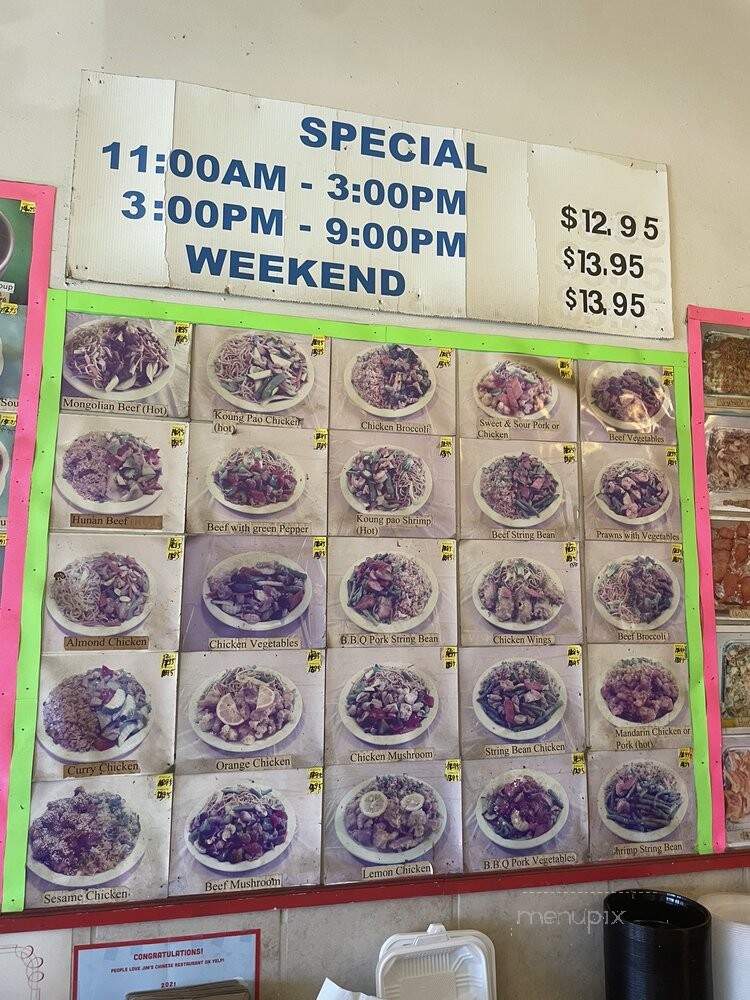 Jim's Restaurant - Seaside, CA menu_pic