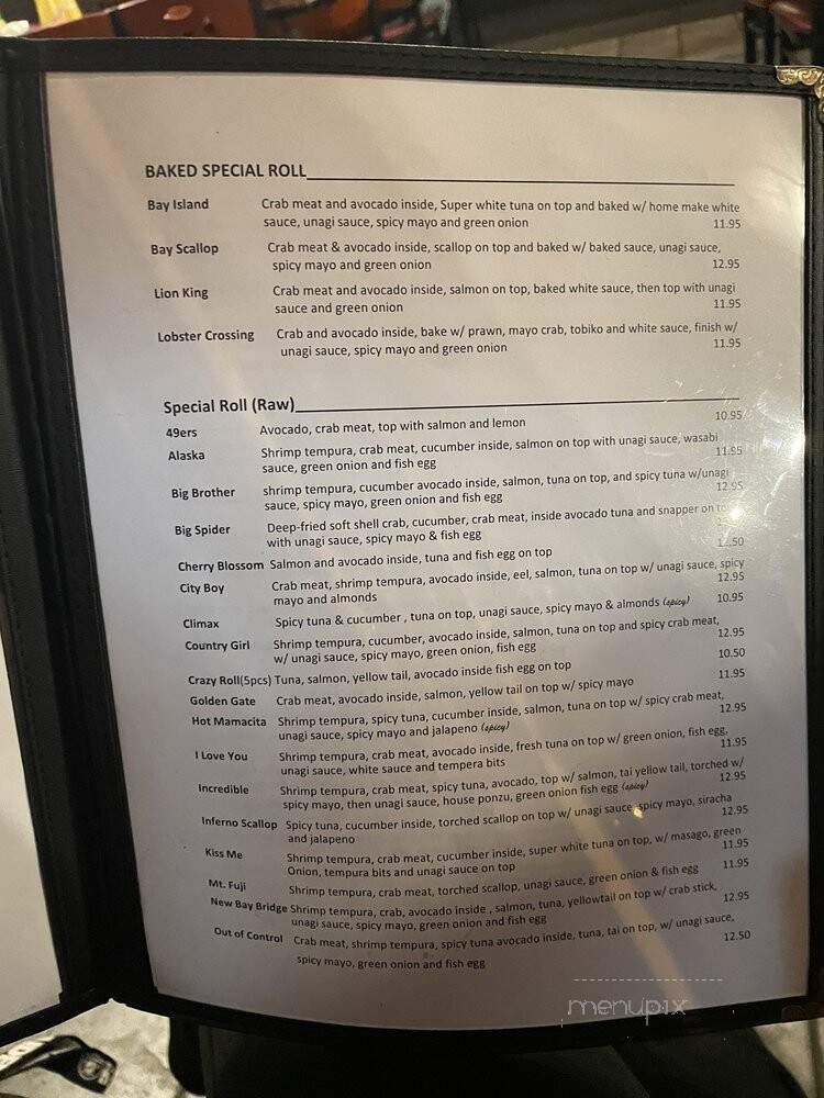 Kabuki Sushi - Antioch, CA menu_pic