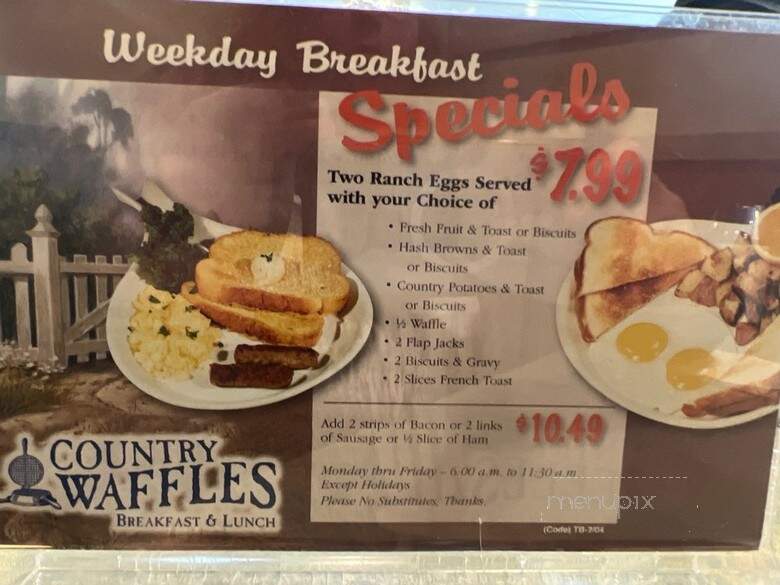 Country Waffles - Antioch, CA menu_pic
