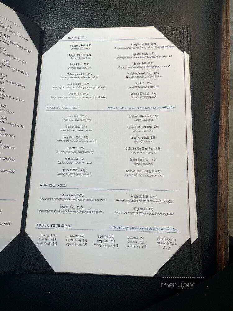 Bluefin - Brentwood, CA menu_pic