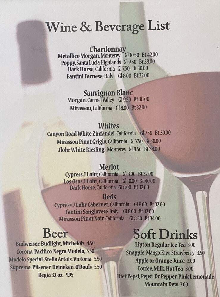 Golden Fish Seafood Restaurant - Salinas, CA menu_pic