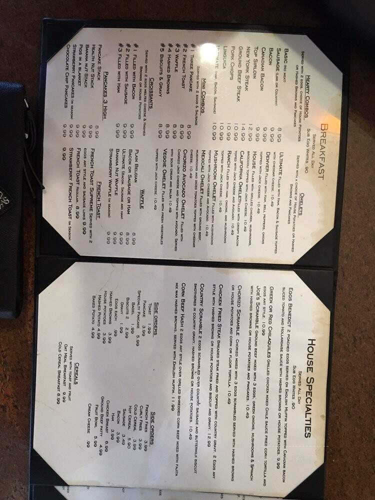 Norma's Restaurant - Salinas, CA menu_pic