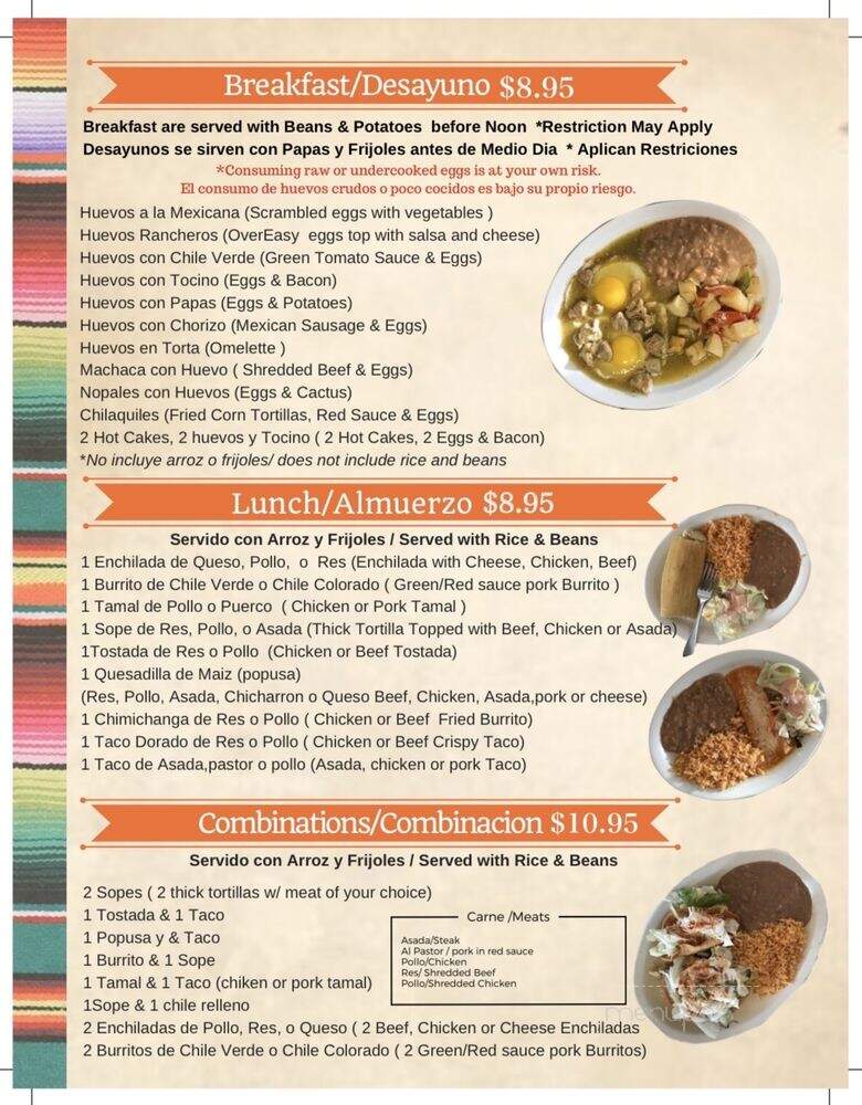 Carlito's - Salinas, CA menu_pic