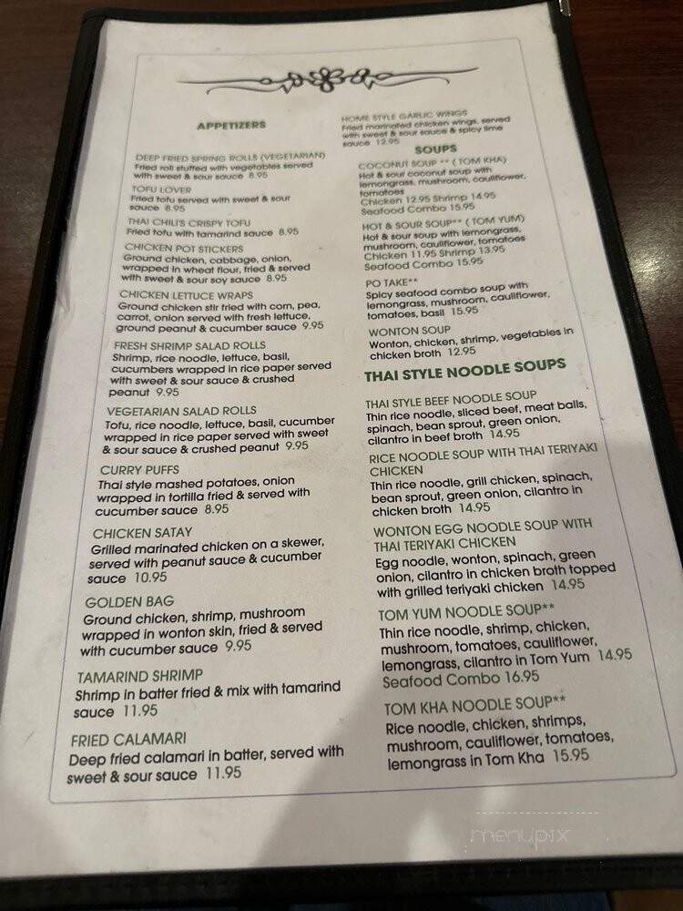 Thai Chili - Elk Grove, CA menu_pic