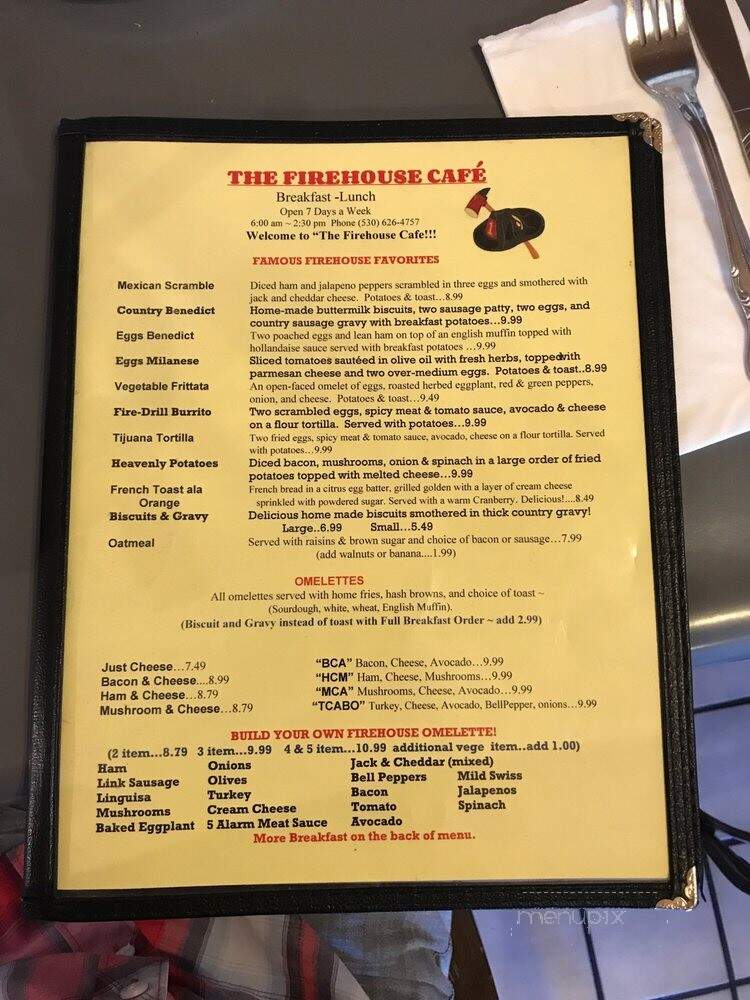 Firehouse Cafe - Diamond Springs, CA
