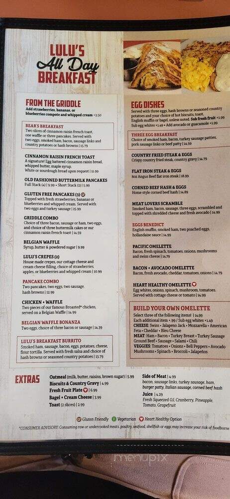 Lulu's Restaurant - Van Nuys, CA menu_pic