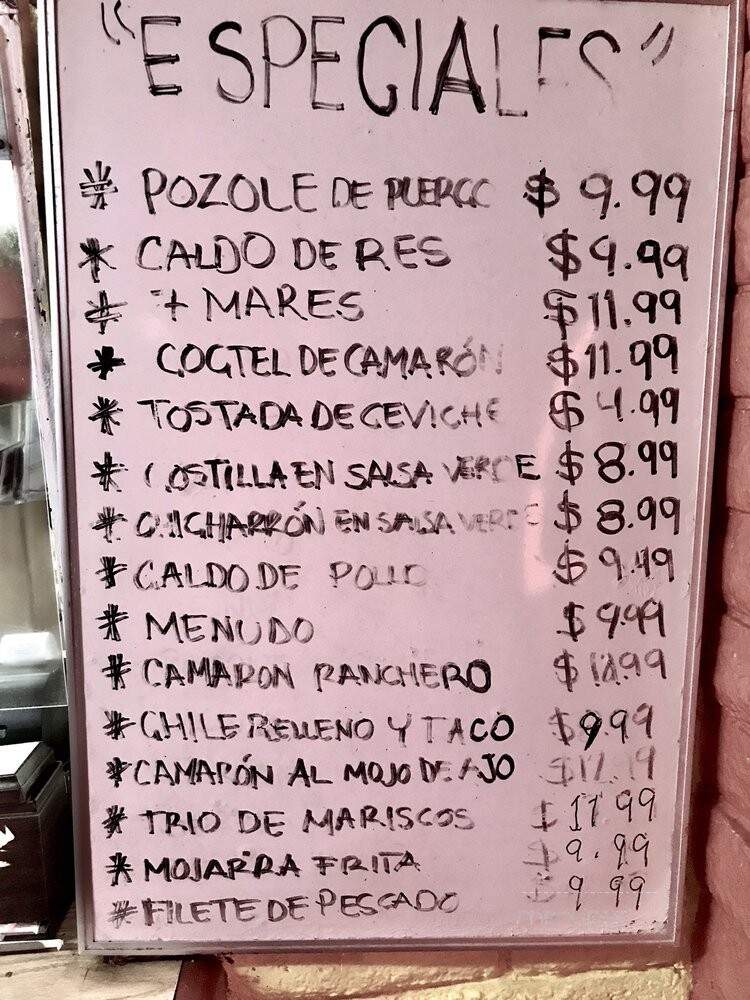 El Rancherito - Van Nuys, CA menu_pic